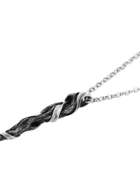 原创设计浮木项链男士痞帅高级感男潮牌ins男生设计感小众复古