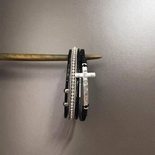 Vintage古着Leathercross手环