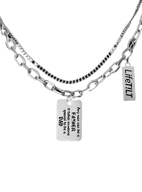 男童新款2024爆款hiphop儿童项链