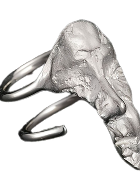 无性别面具戒指小众设计