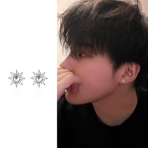 小众耳钉男士高级感轻奢潮牌简约