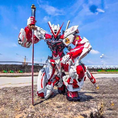 万代适用MG红异端高达模型HG独角兽强袭自由机动战士元祖拼装手办