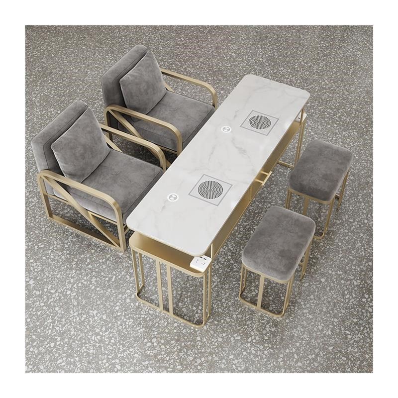 网红美甲桌椅套装k单双三人多功能美甲台仿大理石轻奢吸尘器修甲,商业/办公家具,美甲台,淘宝优惠券,粉丝福利购,淘宝优惠卷