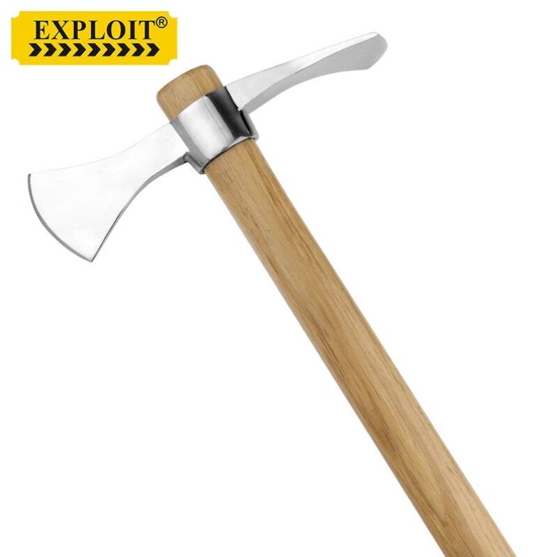 开拓EXPLOIT不锈钢小洋镐头高硬度登山挖笋钓鱼镐Y子小十字斧