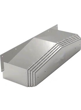 哈斯VF3SS加工中心不p锈钢挡板伸缩护板XYZ轴CNC钣金铠甲防护罩Z