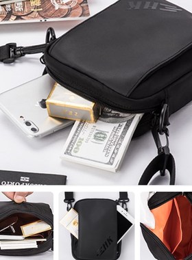 Hk Casual Men Shoulder Bag WaterproofJ  Vintage Crossbody Ba