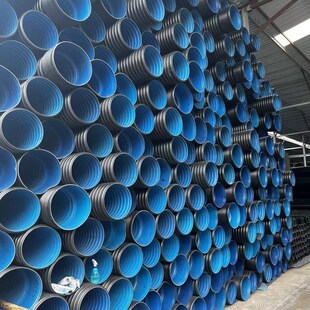 HDPE波纹管i国标300SN8双壁波纹管厂家大口径排污排水管道现货