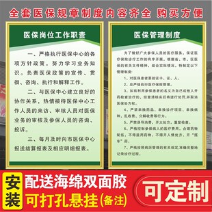定点药店药房诊所门诊医保社保管理规章制度医保T政策宣传服务公