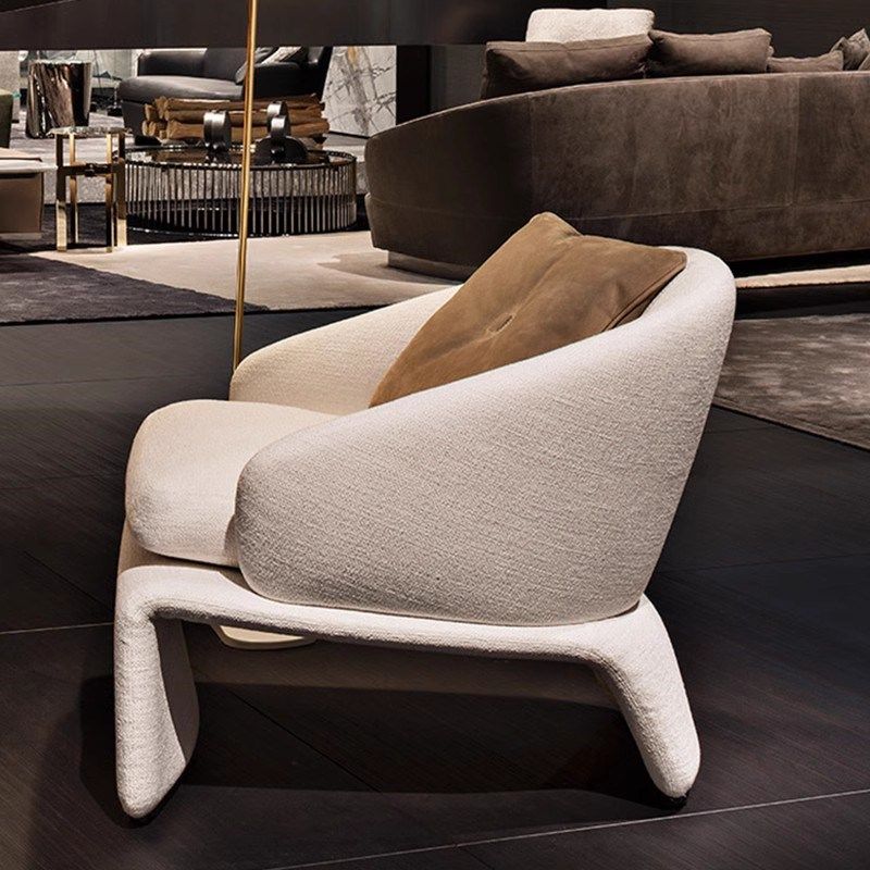 单人沙发a设计师酒店售楼处大厅接待休闲科技布椅子轻奢洽谈椅,商业/办公家具,酒店沙发,淘宝优惠券,粉丝福利购,淘宝优惠卷