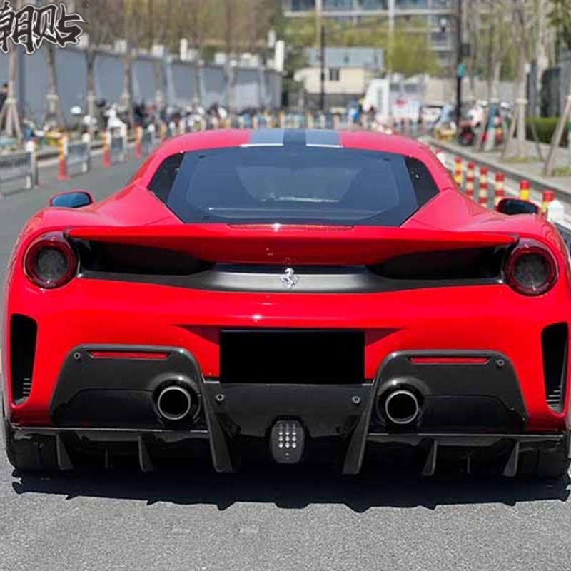 法拉利488 Pista车贴s拉花458赛道版贴纸F8车身汽车引擎盖装饰贴