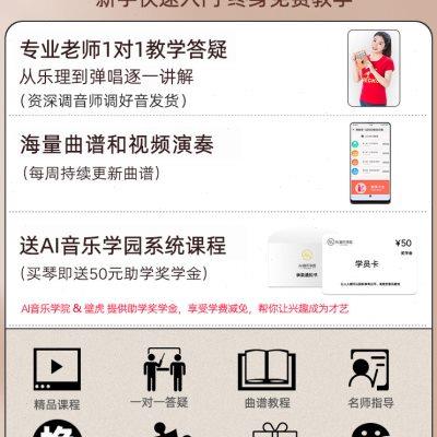 壁虎卡林巴箱式21音拇指琴17音女生儿童礼物初学者乐器易学手指琴
