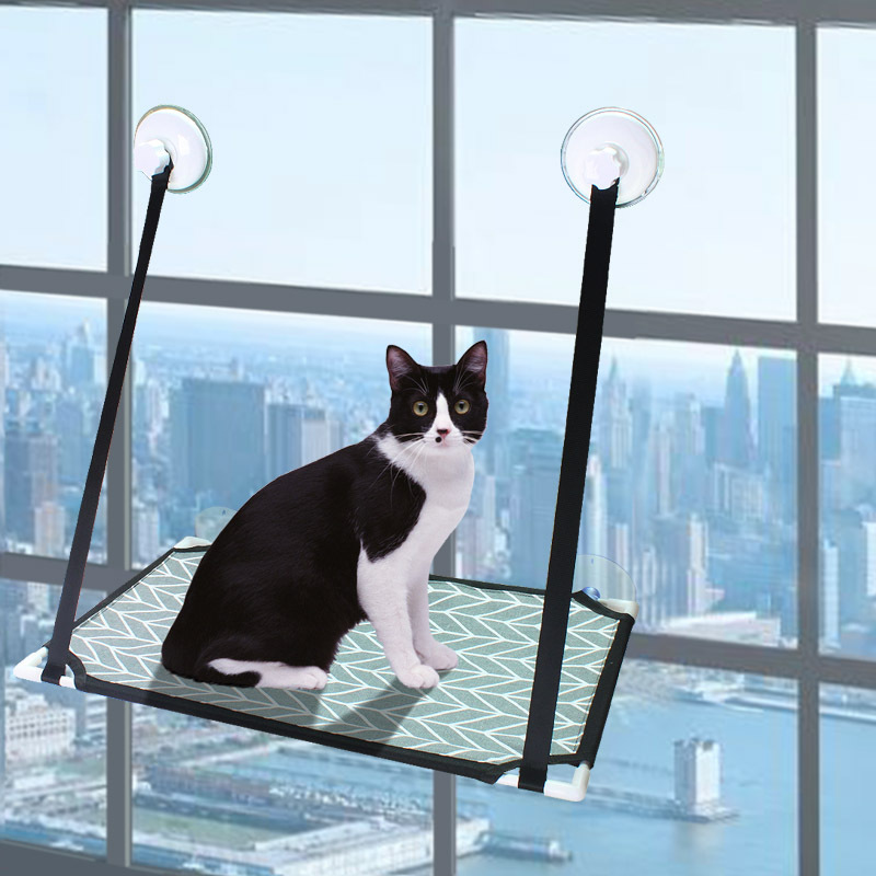 直销宠物猫用品猫窝单层猫跳台可拆洗外贸猫吊床挂式一件