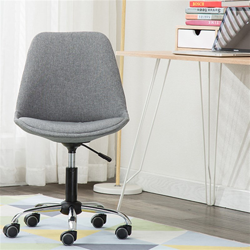 北欧现代简约电脑椅家用办公会议椅小巧书桌S椅学生舒适久坐
