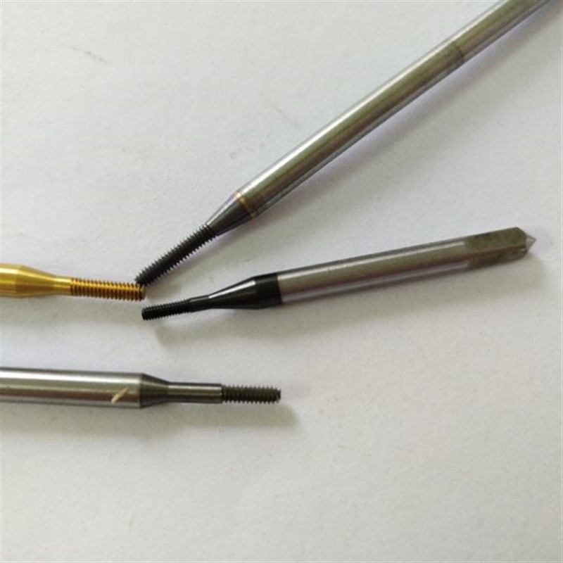 模内攻牙M1M1.l2M1.4M1.6M2尖头短牙挤压丝攻CPM料寿命长