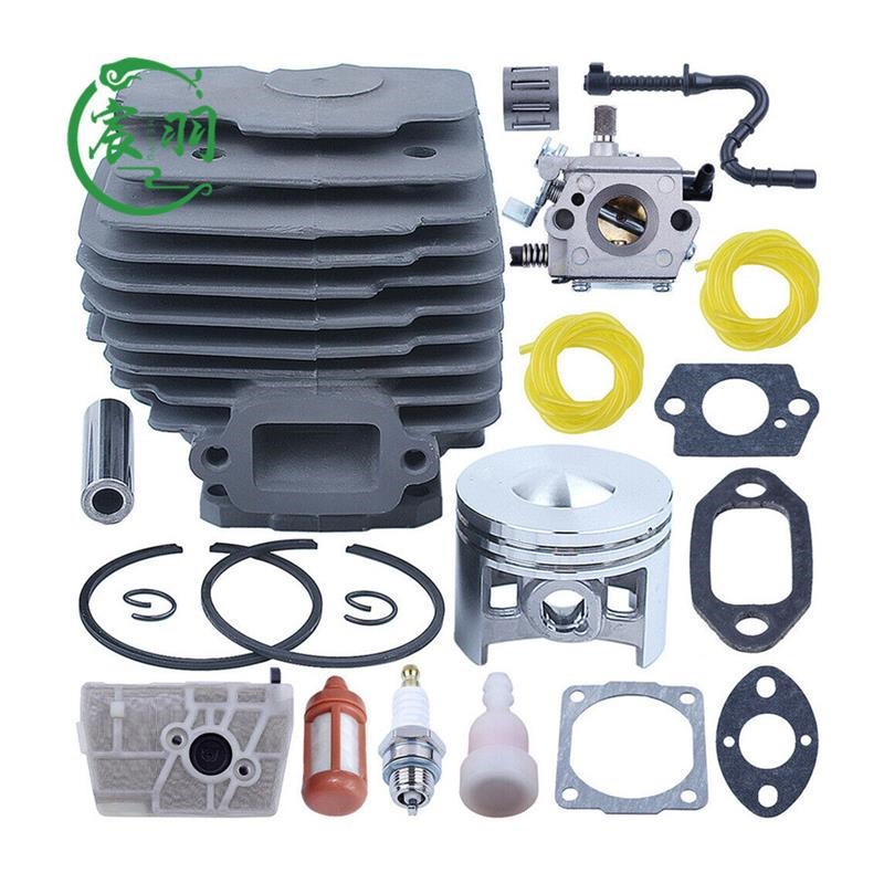 MS028 028AV气缸总成 缸体 缸套 活塞 M油锯配空滤器化油器46mm