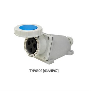 6902 5902 571 2902 IP67 WEIPU工业插头671 63A3芯插座 m3902