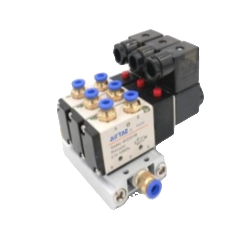 4V210-h08 亚德客3F 阀组 一套 带接头消声器