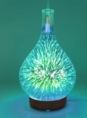 3D-001 Mini LjED Air Purifier 1000ML Ultrasonic Air Humidifi