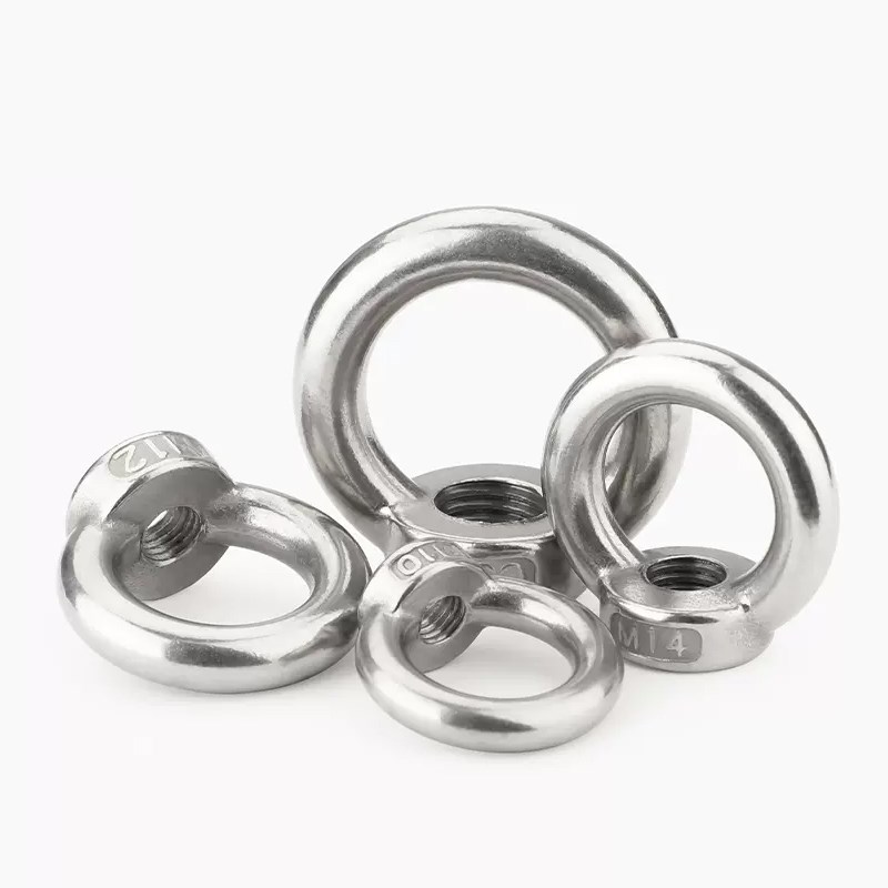 304不锈钢吊环螺母螺钉螺栓吊环螺丝圆环螺母M3M4M5M6TM8M10-M30
