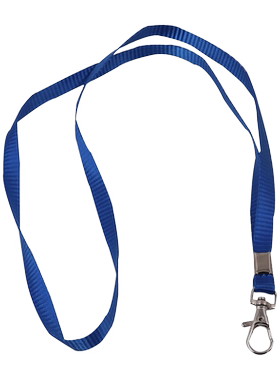 欧标（MATE-IST）吊绳金属水滴扣涤纶胸牌挂绳宽10mm B3314 蓝色红色 官方旗舰店