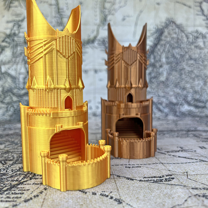 DND小型城堡骰子塔跑团COC桌游