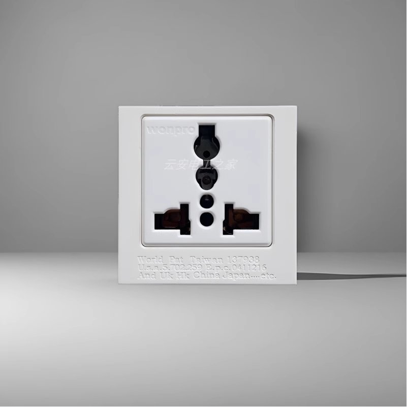 wonpro稳不落卡入式安装医疗设备医用吊塔一位多功能插座欧规德标
