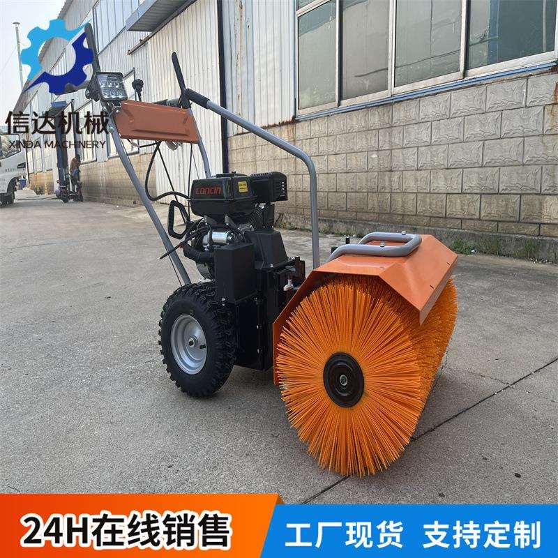 710型手推扬雪机马力/15马力手推式除雪机专业雪地胎清扫效率高