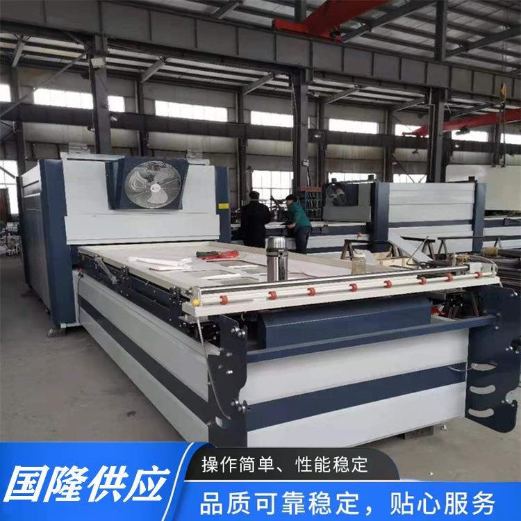 大负压双工位实木门板烤漆门板橱柜门真空覆膜机手拉侧出台