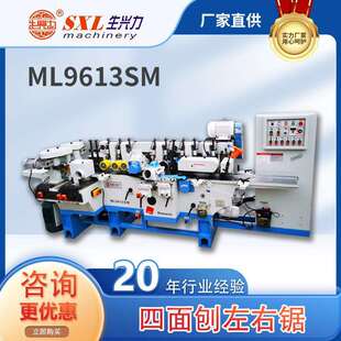 木工专用机械生兴力ML9613SM四面刨左右锯双横锯对剖锯刨床木工
