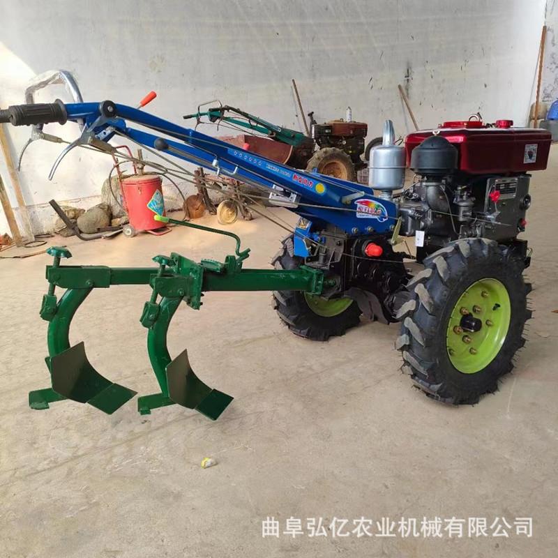外贸出口12马力手扶旋耕机电启动农用微耕机土壤整耕旋地播种收获