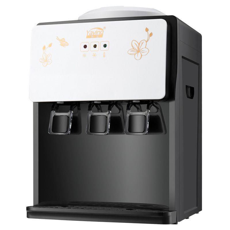 台式饮水机2025新款饮水机家用桌上制冷小型黑曜款温机双拼色温机