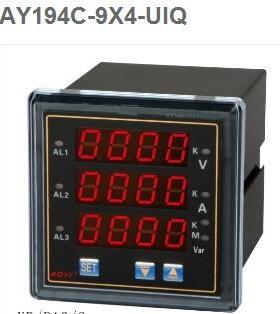 直销AY194C-9X4-UIQ可编程电流电压无功功率表AOYI上海奥仪