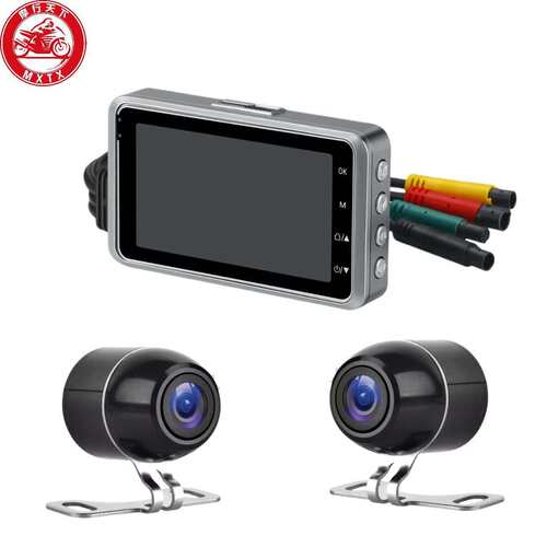3-inch720p dual lens parking mode G sensor motorcycle record