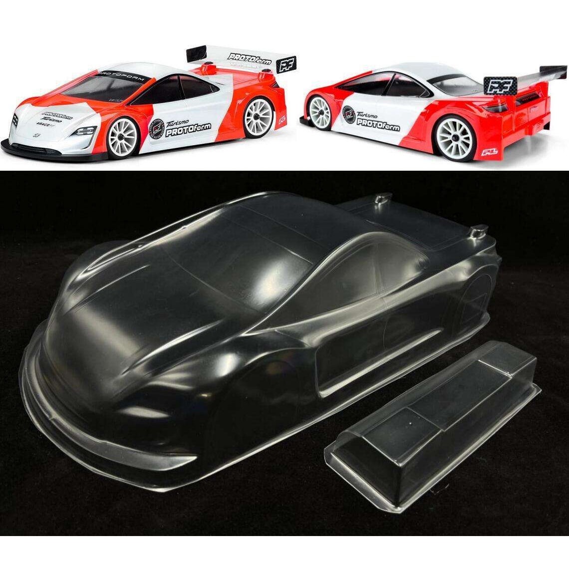 1/10遥控车壳平跑漂移车壳 电房车190mm透明PC车壳PROTOFORM-1570