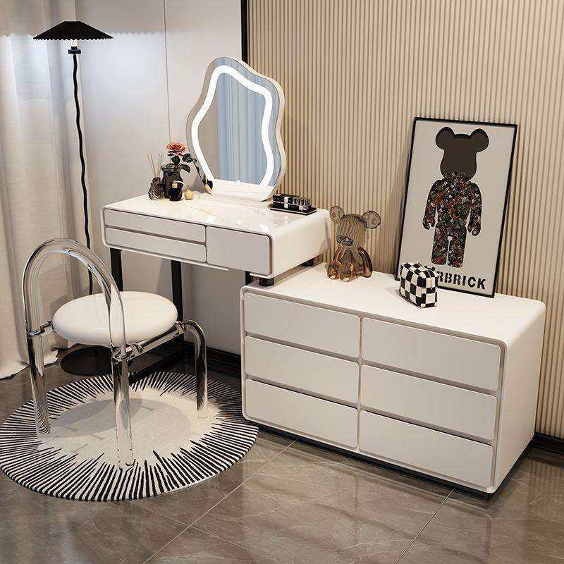 2025新款奶油风实木梳妆台卧室现代简约斗柜收纳柜一体智能化妆桌,纺织面料/辅料/配套,纺织机械配件,淘宝优惠券,粉丝福利购,淘宝优惠卷