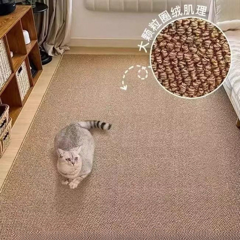 猫抓板剑麻猫抓垫子四季通用狗狗防滑地毯耐磨不掉屑猫咪睡垫地垫