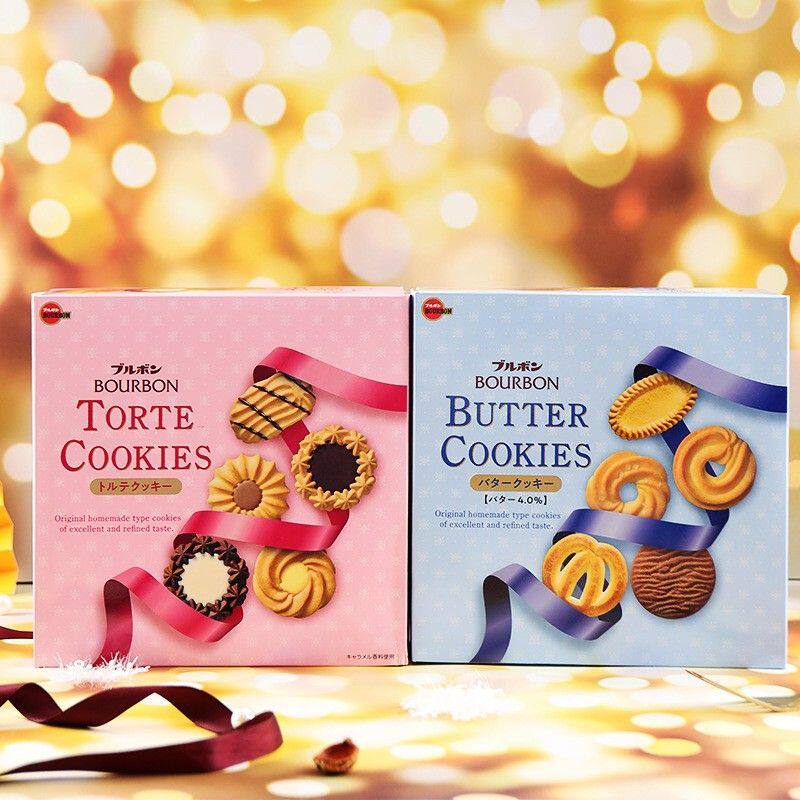 香港采购波路梦曲奇饼干礼盒装零食品送礼黄油办公室小吃