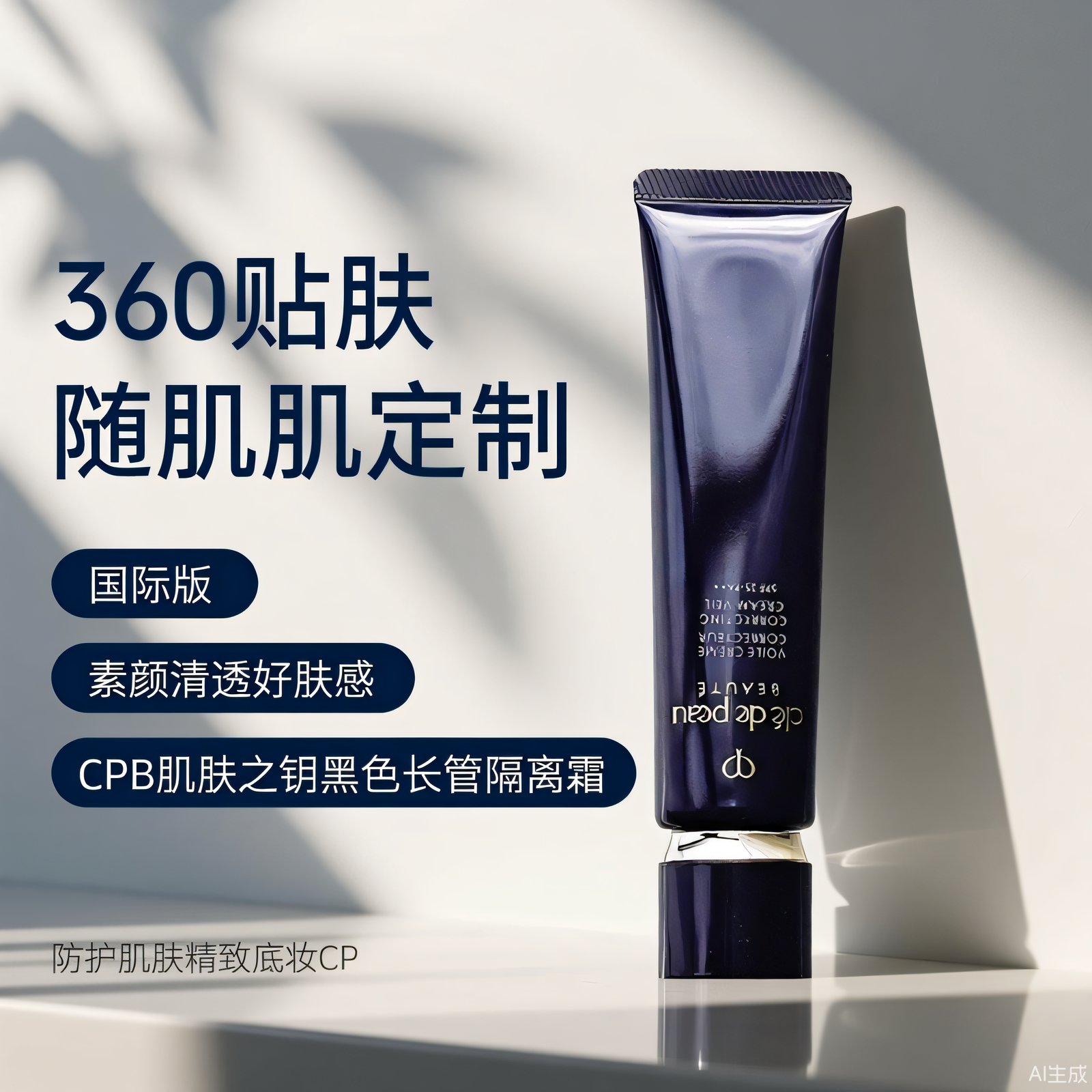 CPB肌肤之钥黑色长管隔离霜国际版裸妆遮瑕光透打底妆前乳隔离霜
