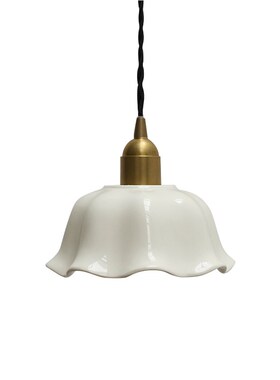 新黄铜时代  黄铜陶t瓷花朵吊灯小餐灯咖啡厅灯吧台床头灯