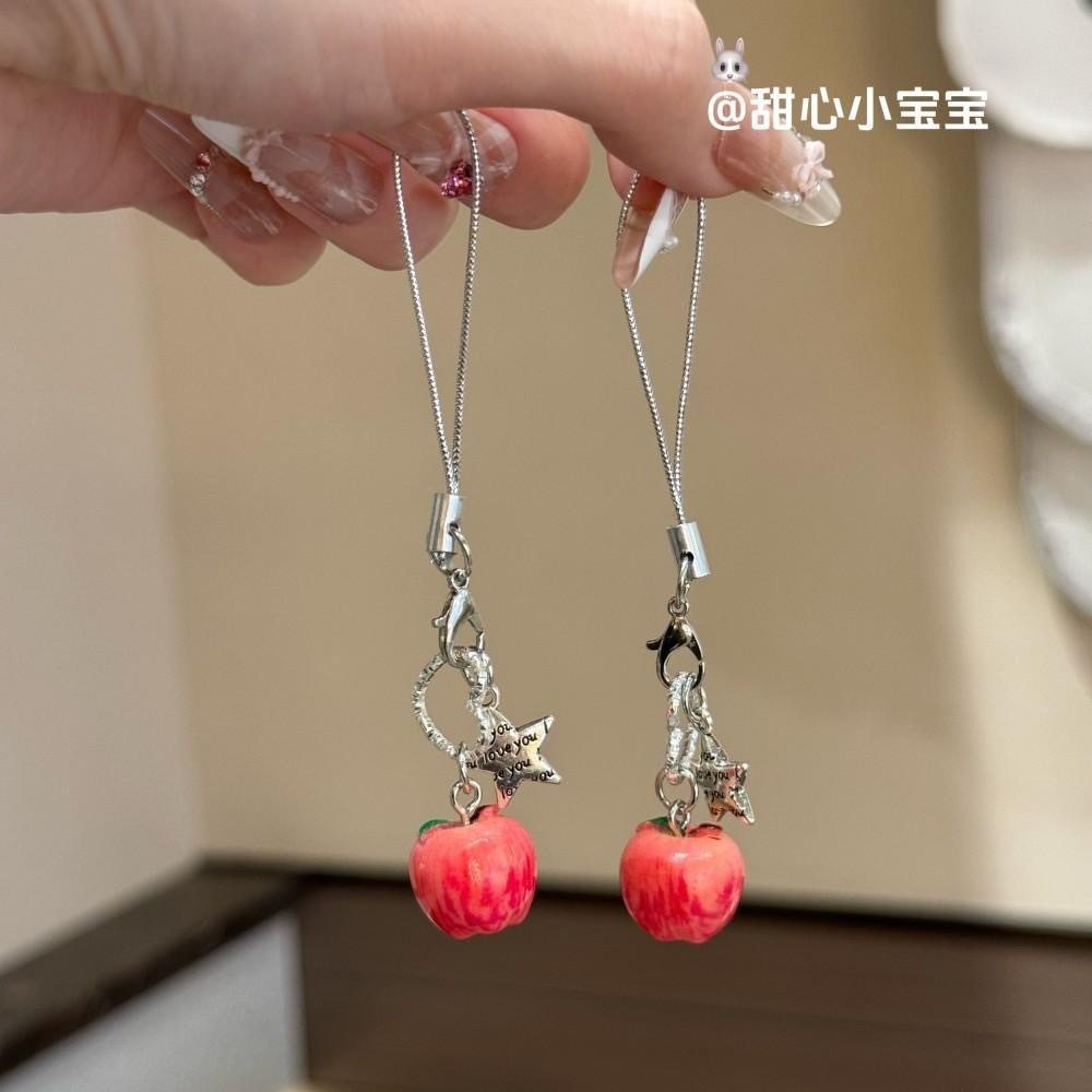 一颗小平果创意仿真苹果手机链背包书包挂件包包钥匙扣挂饰礼物女,节庆用品/礼品,钥匙链,淘宝优惠券,粉丝福利购,淘宝优惠卷