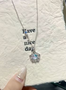 超仙幻彩五角星项链女海洋之心