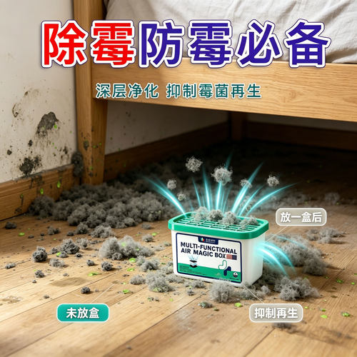 【德国联邦科研出品】墙面除霉多功能房间除湿霉斑浴室去潮湿神器