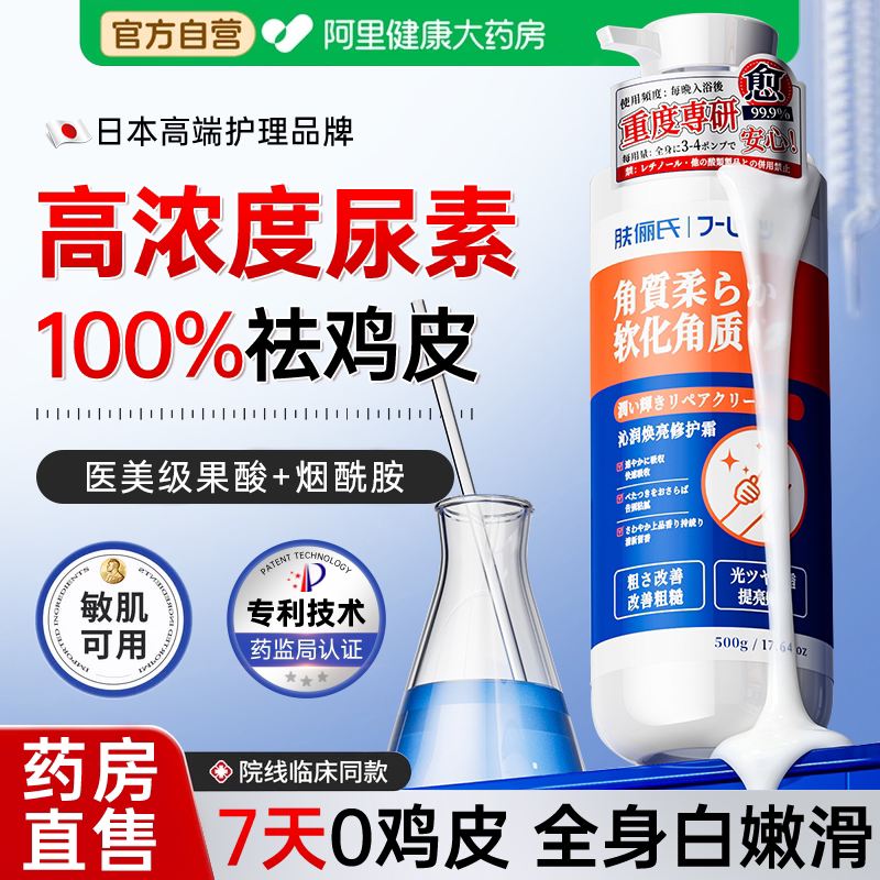 果酸身体乳去鸡皮疙瘩毛囊角质化美保湿白滋润女皮肤干燥止痒起皮