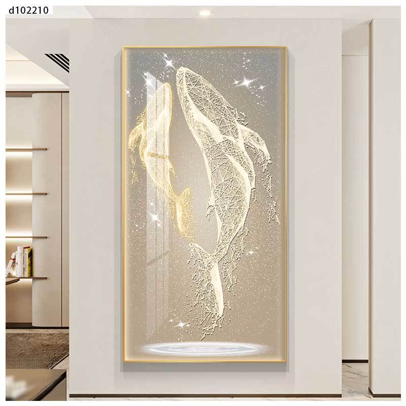 极速轻奢风玄关装饰画房间时尚美C女人物挂画竖版走廊过道墙壁画图片