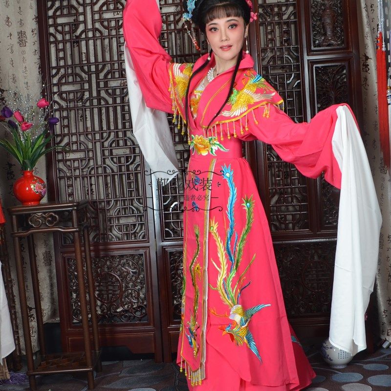 新品新款戏剧古装越剧黄梅戏舞蹈演出公主娘娘贵S妃结婚服飞凤套