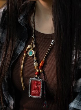 极速大善b堂高含量原石朱砂生肖本命像挂件吊坠十二生肖男女本命