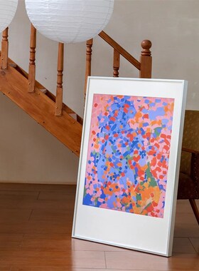 新品北欧抽象h艺术《斑鸠》客厅装饰画餐厅楼梯卧室壁画小清新玄