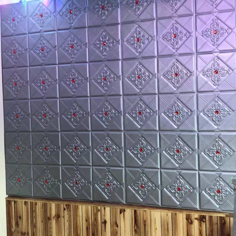 新品自贴天花板客厅卧室背景墙装饰3d立J体壁纸床头围泡沫软包防