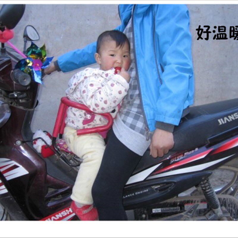 新品坤式机车前置儿童座椅弯梁摩托前置座椅儿童座椅宝Y宝安全椅