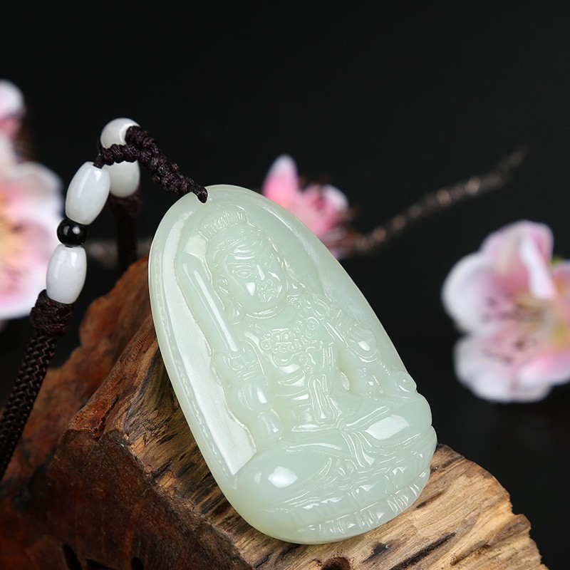 极速鼎风b阁天然和田玉不动尊菩萨不动明王吊坠属鸡本命佛项坠男